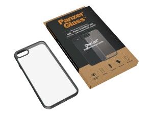 PanzerGlass ClearCase - Black Edition - hintere Abdeckung für Mobiltelefon - Temperglas, Thermoplastisches Polyurethan (TPU)