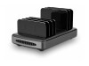 Lindy Ladestation - 160 Watt - PD 2.0, PD 3.0, QC 3.0, QC 4.0, AFC, Power Delivery 3.1, USB BC 1.2, Apple 2.4A, PD/PPS - 6 Ausgabeanschlussstellen (3 x USB Typ A, 3 x USB-C)