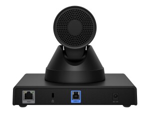 HP Poly Studio E60 – Konferenzkamera – PTZ – 2x 8 MP – 4K UHD – 12x optischer Zoom – Auto-Tracking – LAN/USB – Schwarz