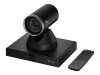 HP Poly Studio E60 – Konferenzkamera – PTZ – 2x 8 MP – 4K UHD – 12x optischer Zoom – Auto-Tracking – LAN/USB – Schwarz