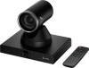 HP Poly Studio E60 – Konferenzkamera – PTZ – 2x 8 MP – 4K UHD – 12x optischer Zoom – Auto-Tracking – LAN/USB – Schwarz