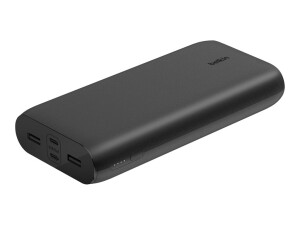 Belkin BoostCharge - Powerbank - 26000 mAh - 32 Watt - PD, Fast Charge - 4 Ausgabeanschlussstellen (24 pin USB-C, USB)