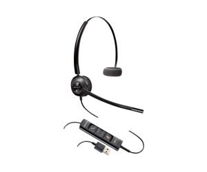 Poly EncorePro HW545 - Headset - On -ear - convertible