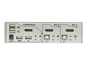 Lindy KVM Switch Pro - KVM-Switch - 2 x KVM port(s)