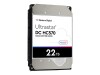 WD Ultrastar DC HC570 - Festplatte - verschlüsselt - 22 TB - intern - 3.5" (8.9 cm)