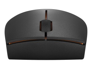 Lenovo 300 Wireless Compact - Maus - mit Batterie - optisch - 3 Tasten - kabellos - 2.4 GHz - kabelloser Empfänger (USB)