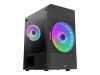 AEROCOOL ADVANCED TECHNOLOGIES AeroCool Atomic Lite - MT - micro ATX - Seitenteil mit Fenster (gehärtetes Glas)