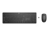 HP 235 - Tastatur-und-Maus-Set - kabellos - Pan-Nordic