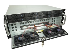 Inter-Tech IPC 4U-4708 - Aufbewahrungsgehäuse - E-ATX - SATA - Hot-Swap - keine Spannungsversorgung (ATX / PS/2)