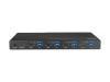 Lindy KVM-/Audio-/USB-Switch - HDMI 4K60, USB 3.0