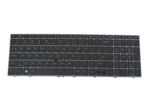 HP  Ersatztastatur Notebook - mit Zeigestock, ClickPad