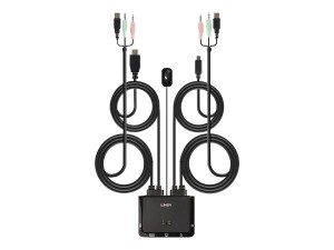 Lindy 2 Port HDMI 18G, USB Type C, USB 2.0 & Audio...