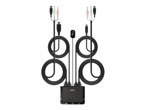 Lindy 2 Port HDMI 18G, USB Type C, USB 2.0 & Audio...