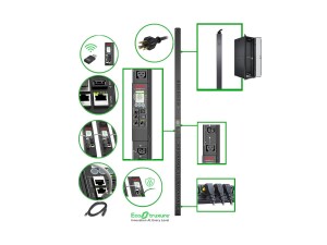 APC Rack PDU 9000 Switched APDU9959NA3 - Stromverteilungseinheit (Rack - einbaufähig)