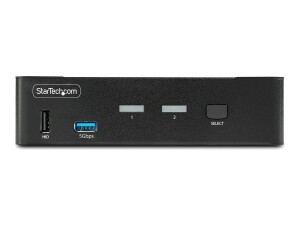 StarTech.com 2-Port DisplayPort KVM Switch, 8K 60Hz / 4K...