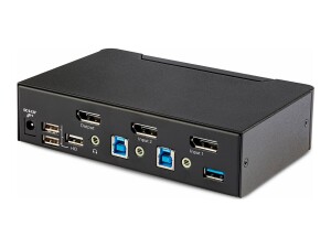 StarTech.com 2-Port DisplayPort KVM Switch, 8K 60Hz / 4K...