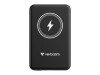 Verbatim Charge n Go - Induktive Power Bank - Magnethalterung - Li-Pol - 5000 mAh - 20 Watt - 2.4 A - Apple Fast Charge, PD 3.0, QC 3.0, Apple 2.4A, USB BC 1.2 (24 pin USB-C)