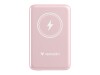 Verbatim Charge n Go - Induktive Power Bank - Magnethalterung - Li-Pol - 10000 mAh - 20 Watt - 2.4 A - Apple Fast Charge, PD 3.0, QC 3.0, Apple 2.4A, USB BC 1.2 (24 pin USB-C)