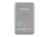 Verbatim Charge n Go - Induktive Power Bank - Magnethalterung - Li-Pol - 10000 mAh - 20 Watt - 2.4 A - Apple Fast Charge, PD 3.0, QC 3.0, Apple 2.4A, USB BC 1.2 (24 pin USB-C)