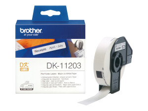 Brother DK-11203 - Schwarz auf Weiß - 17 x 87 mm...