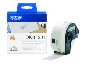 Brother DK-11201 - Schwarz auf Weiß - 29 x 90 mm...