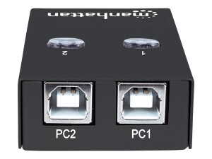 Manhattan USB-A Automatic Sharing Switch, 2x USB-B Ports,...