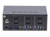 StarTech.com 2-Port Dual-Monitor DisplayPort KVM Switch, 4K 60Hz, 2x USB 5Gbps Hub Ports, 2x USB 2.0 HID Ports, Hotkey and Push-Button Switching, TAA Compliant - ESD Level 3 Protection (P2DD46A2-KVM-SWITCH)