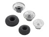 Poly Ohrhörer-Satz für Headset - klein - Schwarz (Packung mit 3)