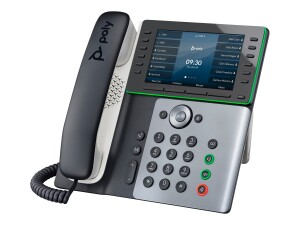 HP Poly Edge E500 - VoIP-Telefon mit Rufnummernanzeige/Anklopffunktion