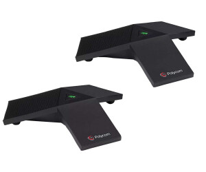 Poly Trio Expansion Microphones - 2er Pack Erweiterungsmikrofone für Konferenzräume klare Sprachübertragung flexible Platzierung