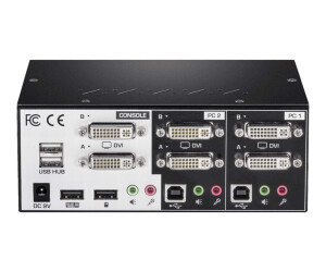 TRENDnet TK-232DV - KVM-/Audio-/USB-Switch - 2 x KVM/Audio/USB