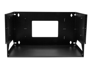 StarTech.com Wandmontage Server Rack mit Fachboden - 4HE - Anpassbar von 30,5 cm - 45,7cm - Rack (Wandbefestigung)
