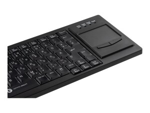 GETT CleanType Xtra Touch WL - Tastatur - mit Touchpad