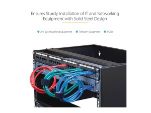 StarTech.com 10U Wall Mount Rack, 19" Wall Mount...