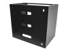 StarTech.com 10U Wall Mount Rack, 19" Wall Mount Network Rack, 14 inch Deep (Low Profile)