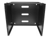 StarTech.com 10U Wall Mount Rack, 19" Wall Mount Network Rack, 14 inch Deep (Low Profile)