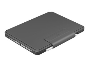 Logitech Slim Folio Pro - Tastatur und Foliohülle - hintergrundbeleuchtet - kabellos - Bluetooth LE - QWERTY - Italienisch - für Apple 12.9-inch iPad Pro (3. Generation, 4. Generation)