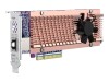 QNAP QM2-2P410G2T - Speicher-Controller mit 2 x 10GBASE-T Ports - M.2 - PCIe 4.0 x4 (NVMe)