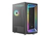 AEROCOOL ADVANCED TECHNOLOGIES AeroCool Interstellar-G-BK-v1 - Mid tower - ATX - Seitenteil mit Fenster (gehärtetes Glas)