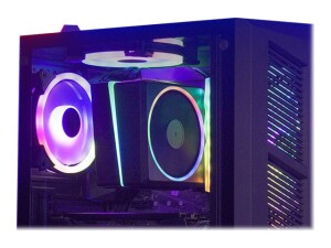 AEROCOOL ADVANCED TECHNOLOGIES AeroCool Prime ARGB - Mid tower - ATX - Seitenteil mit Fenster (gehärtetes Glas)