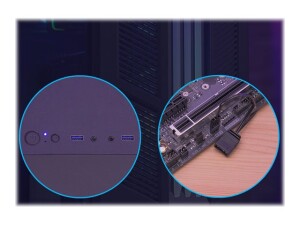 AEROCOOL ADVANCED TECHNOLOGIES AeroCool Prime ARGB - Mid tower - ATX - Seitenteil mit Fenster (gehärtetes Glas)