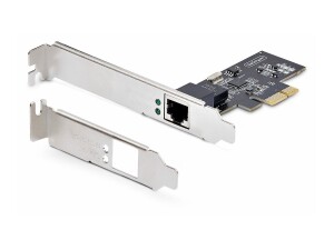 StarTech.com 1-Port 2.5G NBASE-T PCIe Network Card, Computer Network Interface Card, Intel I225-V, Single-Port Ethernet, Multi-Gigabit NIC (PR12GI-NETWORK-CARD)