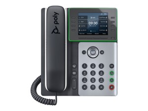 HP Poly Edge E350 - VoIP-Telefon mit Rufnummernanzeige/Anklopffunktion