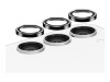 PanzerGlass Hoops - Objektivschutz für Handy - Schwarz (Packung mit 10)