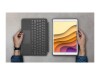 Logitech Combo Touch - Tastatur und Foliohülle - mit Trackpad - hintergrundbeleuchtet - Apple Smart connector - QWERTY - Italienisch - Graphite - für Apple 10.2-inch iPad (7. Generation, 8. Generation, 9. Generation)