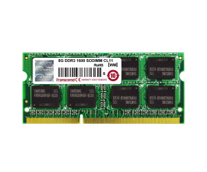 Transcend DDR3 - Modul - 8 GB - SO DIMM 204-PIN