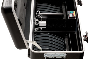 PARAT PARAPROJECT Case N16 - Wagen (nur Laden) - für 16 Tablets - verriegelbar - Aluminium, ABS-Kunststoff, Conpearl - Schwarz - Bildschirmgröße: bis zu 30,5 cm (bis zu 12 Zoll)