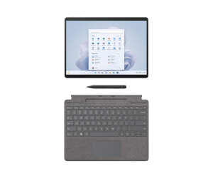 Microsoft Surface Pro 9 - Tablet - Intel Core i7 1255U / 1.7 GHz - Evo - Win 11 Home - Intel Iris Xe Grafikkarte - 16 GB RAM - 1 TB SSD - 33 cm (13")