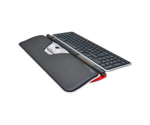 Contour RollerMouse Red Plus Wireless - Centred mouse - ergonomisch - rechts- und linkshändig - Doppel-Laser - 7 Tasten - kabellos - kabelloser Empfänger (USB)