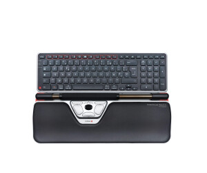 Contour RollerMouse Red Plus Wireless - Centred mouse - ergonomisch - rechts- und linkshändig - Doppel-Laser - 7 Tasten - kabellos - kabelloser Empfänger (USB)